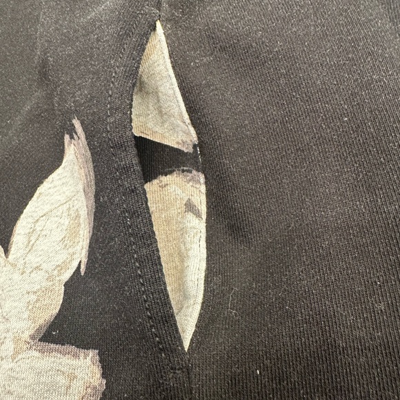 Marc Jacobs Black Mini Dress with White Floral Pattern - Picture 9 of 9